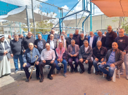 عقد راية الصلح بين عائلتي أبو معمر والشمالي في مدينة الرملة